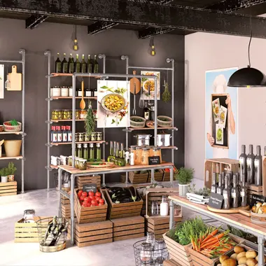 Concept store alimentaire